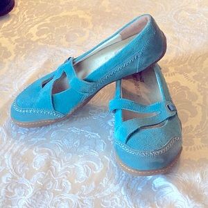 Timberland Earthkeepers turquoise flats women’s 9
